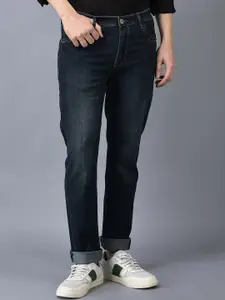 CANOE Men Smart Regular Fit High-Rise Light Fade Jeans