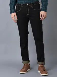 CANOE Men Smart Regular Fit High-Rise Cotton Jeans