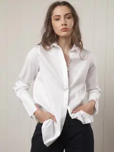 RAREISM Shirt Collar Cotton Shirt Style Top