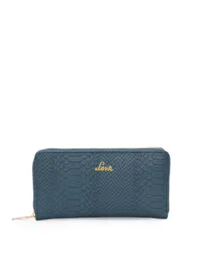 Lavie Women Textured Zip Around Wallet