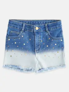 Pantaloons Junior Girls Cotton Denim Shorts