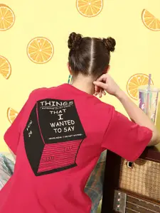 DILLINGER Women Graphic Printed Oversized T-shirt