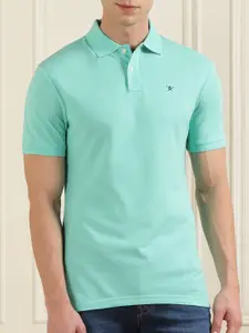 HACKETT LONDON Polo Collar Short Sleeves Pure Cotton T-shirt
