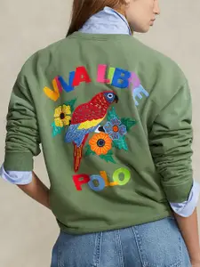 Polo Ralph Lauren Floral Embroidered Cotton Sweatshirt