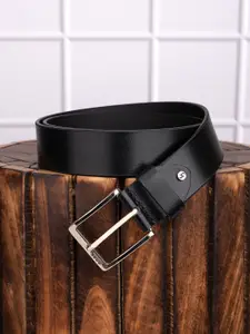 One8 by Virat Kohli Men Genuine Leather Tang Closure Semi-Formal Belt