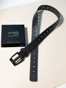 One8 by Virat Kohli Men Genuine Leather Tang Closure Fashion Semi-Formal Belt