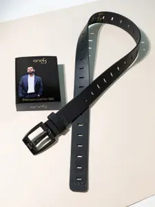 One8 by Virat Kohli Men Genuine Leather Tang Closure Fashion Semi-Formal Belt