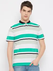 Club York Striped Henley Collar T-shirt