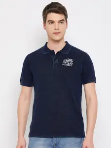 Club York Indigo Polo Collar Cotton T-shirt