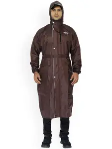 THE CLOWNFISH Men Waterproof Double Coated Reversible Rain Suit