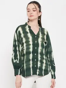 Ruhaans Tie & Dye Long Sleeves Casual Shirt