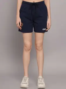 GRIFFEL Women Loose Fit Cotton Sports Shorts