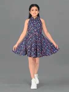 FASHION DREAM Floral Print Fit & Flare Dress