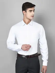 Canary London Smart Micro Checked Slim Fit Cotton Formal Shirt