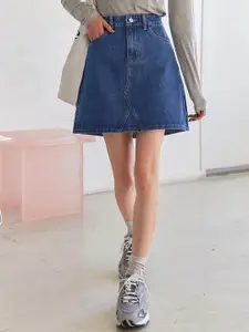 Kotty Denim A-Line Mini A-Line Skirt
