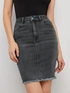 Kotty Pencil Denim Skirt