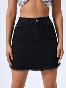 Kotty Denim Mini Pencil Skirt