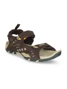 Sparx Men Patterned Floater  Sports Sandals  With Velcro Closure