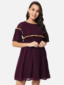 ALL WAYS YOU Georgette Empire Dress