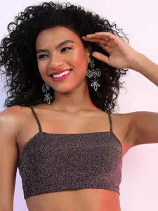 Tokyo Talkies Embellished Bralette Crop Top