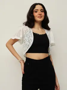 Espresso Women Front Open Shrug