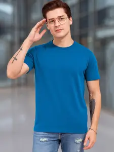 Maniac Round Neck Short Sleeves Regular Fit Cotton T-shirt