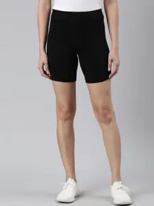 Go Colors Women Slim Fit Cotton Cycling Shorts