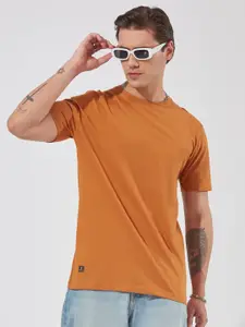 Maniac Men Round Neck Pure Cotton Slim Fit T-shirt