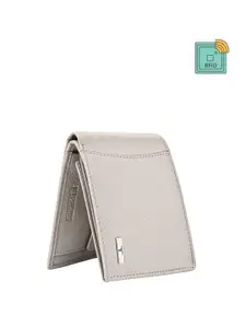 URBAN FOREST Men Leather RFID Two Fold Wallet