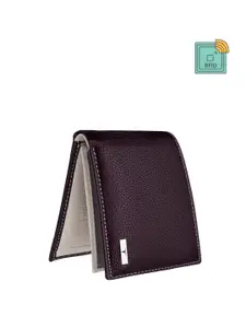 URBAN FOREST Men Leather RFID Two Fold Wallet