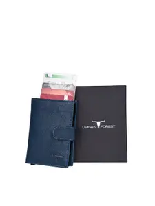 URBAN FOREST Men Leather Two Fold Wallet