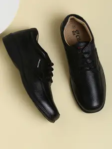Red Chief Men Black Leather Casual Derbys