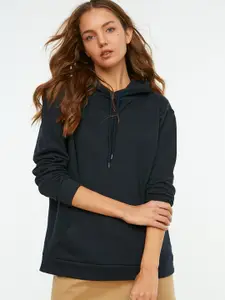 Trendyol Hooded Cotton Long Sleeves Sweatshirts