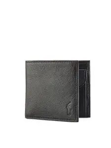 Polo Ralph Lauren Men Coin-Pocket Textured Leather Two-Side Wallet