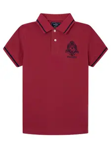 HACKETT LONDON Boys Polo Collar Pure Cotton T-Shirt