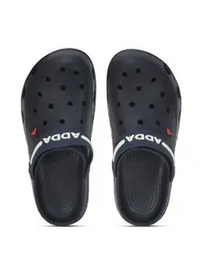 Adda Men Brand Logo Slip-On Clogs
