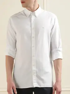 HACKETT LONDON Button-Down Collar Pure Cotton Casual Shirt