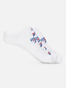 Reebok Men Pack Of 3 Patterned Ankle-Length Socks