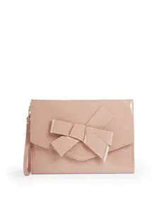 Ted Baker Women Knot Bow Leather Envelope Pouch
