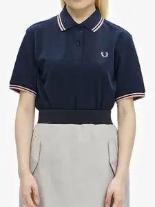 Fred Perry Polo Collar Pure Cotton T-shirt