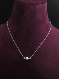 HIFLYER JEWELS Silver-Plated Sterling Silver Necklace