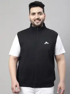 Rute Plus Size Cotton Mock Collar Sweatshirt
