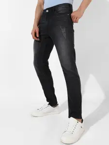 Campus Sutra Men Smart Slim Fit Low Distress Heavy Fade Stretchable Cotton Jeans
