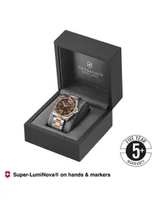 Victorinox Dial & Stainless Steel Bracelet Style Straps Analogue Watch 241951