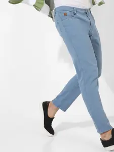 Campus Sutra Men Smart Slim Fit Light Fade Stretchable Cotton Jeans