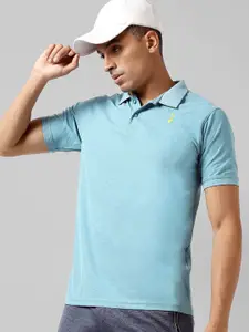 Campus Sutra Short Sleeve Polo Collar Activewear T-shirt