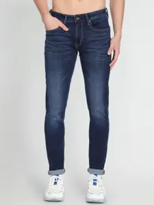 Flying Machine Men Super Skinny Fit Low-Rise Light Fade Cotton Jeans