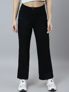 GUTI Women Bootcut High-Rise Stretchable Cotton Jeans