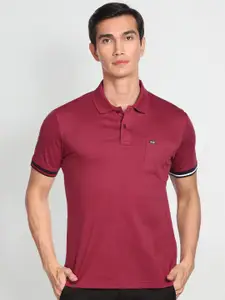 Arrow Sport Polo Collar Regular Fit Pure Cotton Casual T-shirt