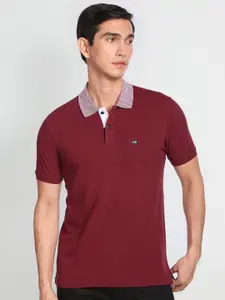 Arrow Sport Polo Collar Compact Cotton Casual T-shirt
